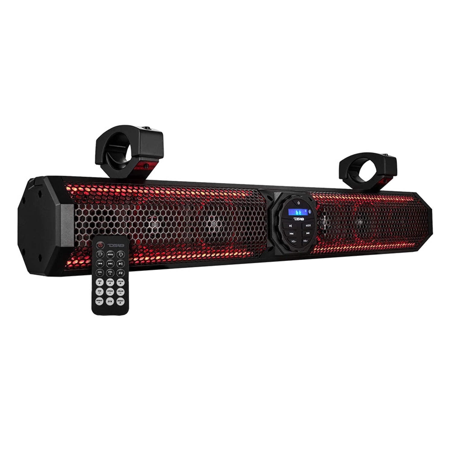 DS18 26" Marine Amplified Sound Bar w/Bluetooth 600W w/6 Speaker System RGB LED [SB26BTXRGB]