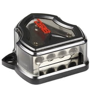 DS18 4 Gauge to 8 gauge 4 way Set Screw Ground Distribution Block AWG DB1448