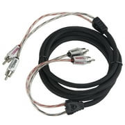 DS18 6 ft RCA Cable Stereo Pro Audio Shielded Twisted Competition Rated Audio Video Cable Interconnect HQRCA6FT