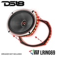thumbnail image 1 of DS18 6x9" LED RGB Acrylic Glass Ring for Speakers + LED Bluetooth Controller, 1 of 9