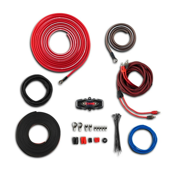 DS18 8 Gauge OFC Copper Wiring Kit Amplifier Installation Car Audio OFCKIT8