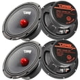 thumbnail image 1 of DS18 8" inch Midrange Loudspeaker 580 Watt Max Bullet 4 Ohm Pro-GM8.4B Car Speakers 4 Pack, 1 of 4