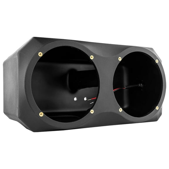 DS18 Adjustable High Efficiency Car Subwoofers with Dual Port, OEM Plastics Gray, 2 x 6 Inches