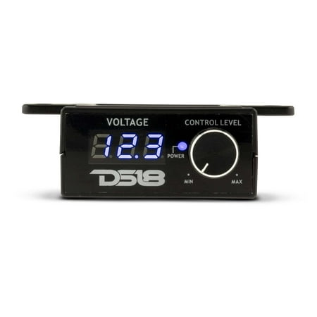 DS18 BK VR Bkvr Remote Amplifier Level Controller with LED Volt-Meter Bass Knob