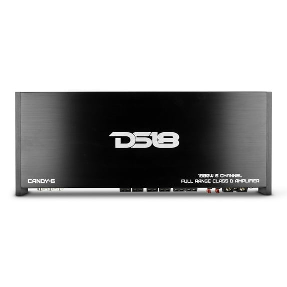 DS18 CANDY COMPACT 6 CHANNEL FULL RANGE CLASS D AMPLIFIER 1800 WATTS