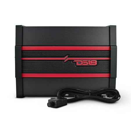 DS18 CANDY-X1B Car Amplifier - Class D, Monoblock, 1800 Watts Max, Digital, 1/2/4 Ohm, with Remote Subwoofer Level Controller - Compact Amplifier for Speakers in Car Audio System