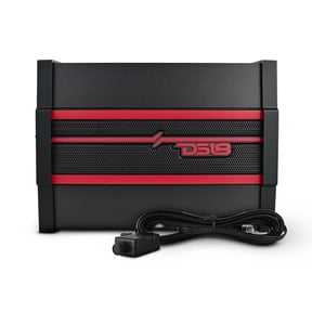 DS18 CANDY-X1B Car Amplifier - Class D, Monoblock, 1800 Watts Max, Digital, 1/2/4 Ohm, with Remote Subwoofer Level Controller - Compact Amplifier for Speakers in Car Audio System