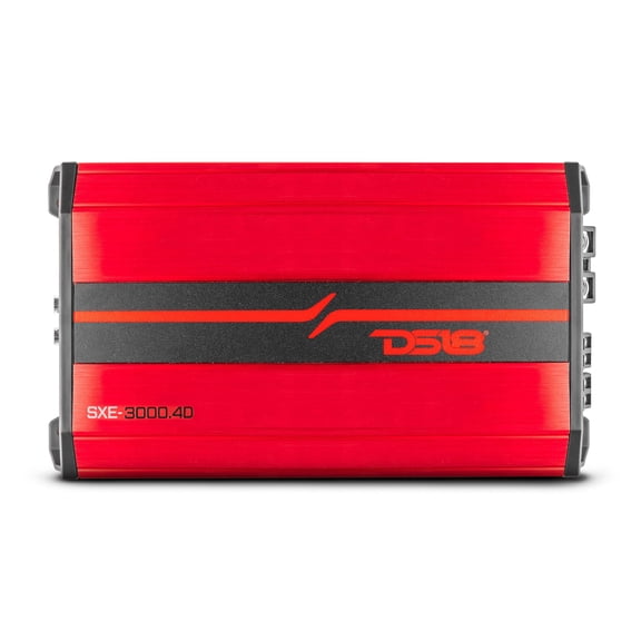 DS18 Compact Car 4-Channel Vehicle Audio Amplifier, 9.8" x 5.5" x 1.8"