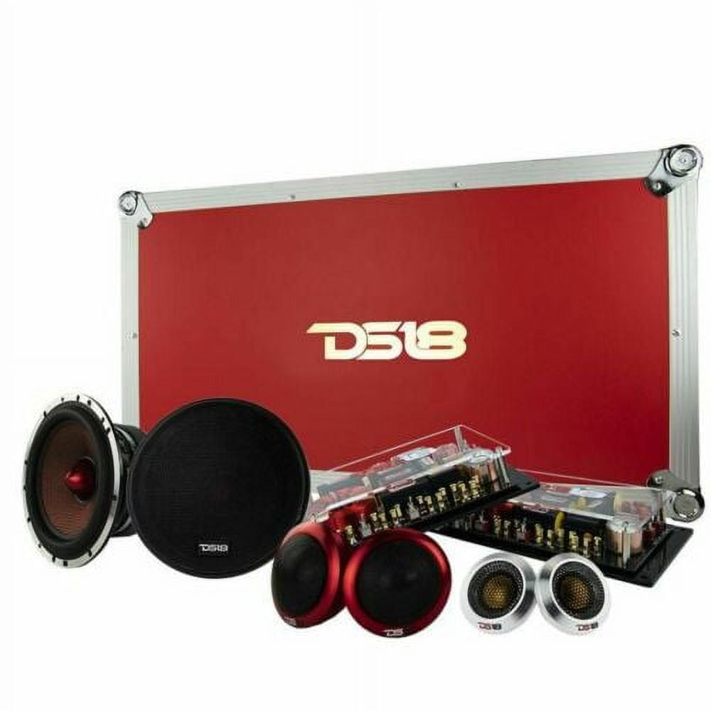 DS18 DELUXE3C 6.5" 3Way Component Car Audio Sound Quality Door Speaker