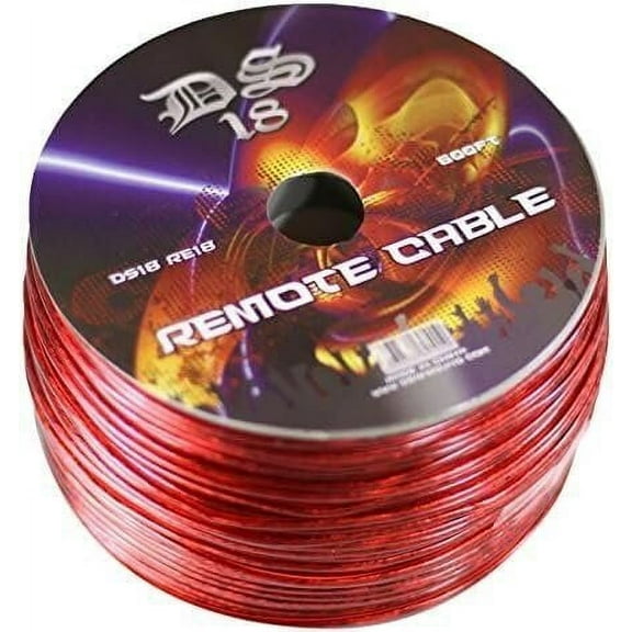 DS18 DS-RE-18GA-500BL 500 Feet 18 Gauge Primary Remote Wire Blue