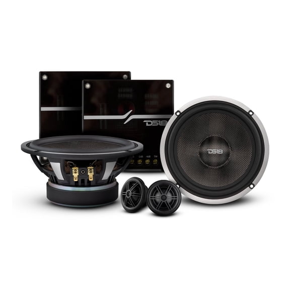 DS18 6.5" 2 Way Component Speaker System 400 Watts 4 Ohm Deluxe DX2