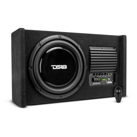 DS18 EN-DF10A Amplified 10" Shallow Down-Firing Subwoofer Enclosure 500 Watts