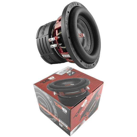 DS18 EXL-X8.4D 8" Dual 4 Ohm DVC Car Subwoofer, 1200 Watts, Competition Grade