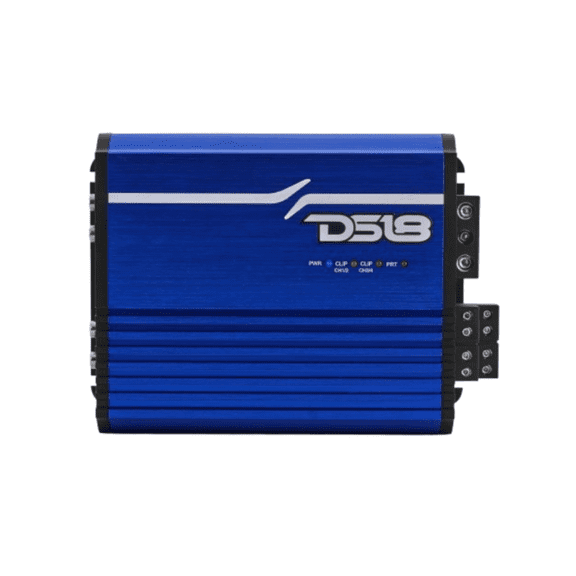 DS18 FRP-1.2K4/BL 4-Channel 1200W RMS Full-Range Class-D Car Amplifier (Blue)