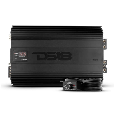DS18 Hooligan 1 Channel Monoblock 5000W Amplifier Voltmeter Clip Indicator H-KO5