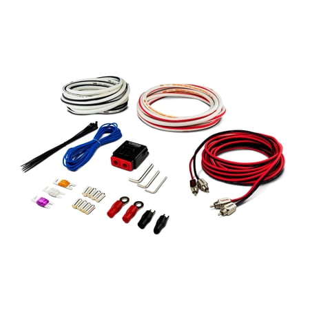 DS18 HYDRO MOFCKIT4 Marine Tinned 100% Copper OFC Amplifier Installation Kit 4-GA