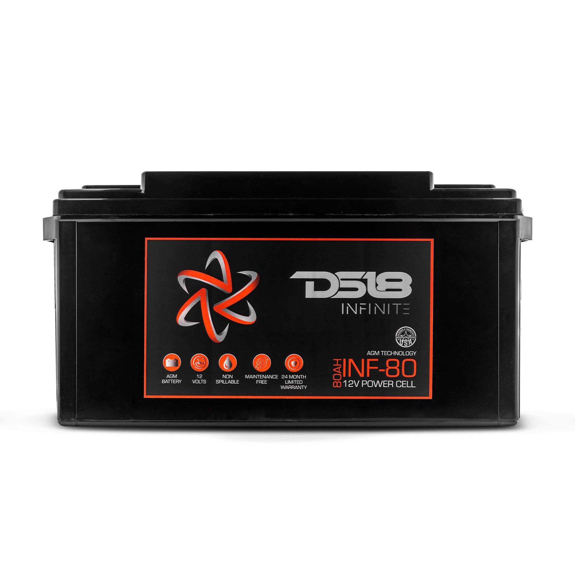 DS18 INF-80AH High-Capacity Car Audio Power Cell Battery: 80 Ampere-Hours