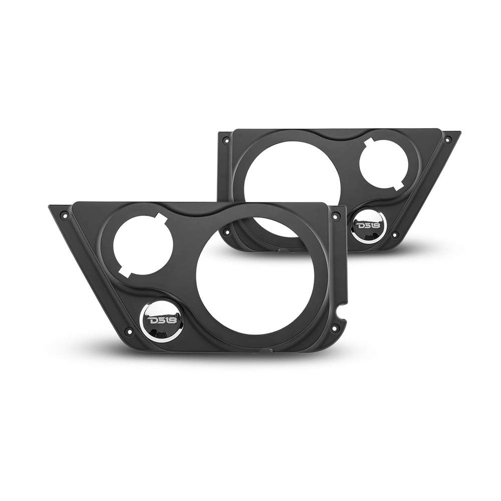 DS18 JK-FD-LR Exclusive DS18 Front Door - Fits 1 x 6 Speaker Midrange + 1 Tweeter- for Pair