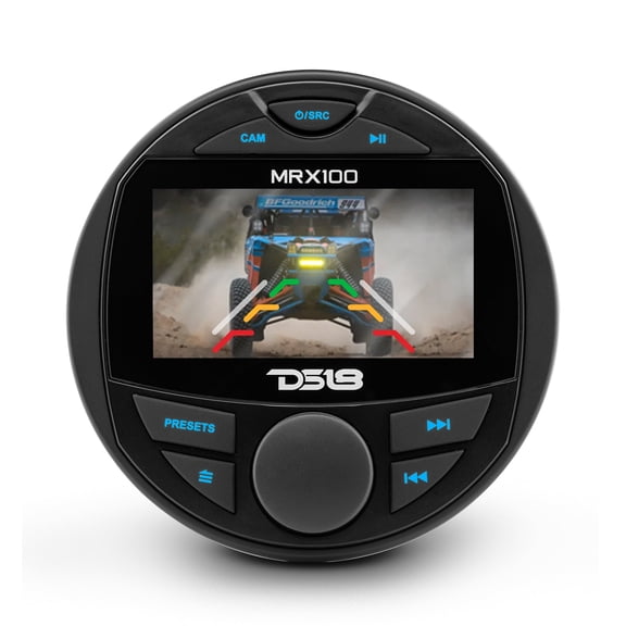 DS18 MRX100 3" TFT LCD Display 2 Zones USB Bluetooth Marine Powersports Headunit
