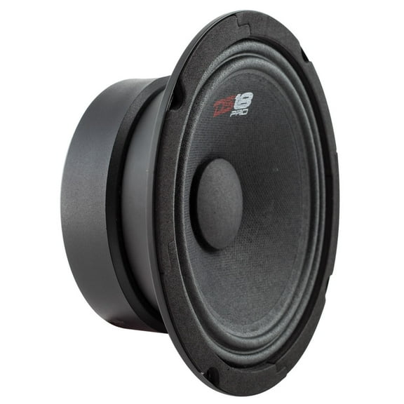 DS18 PRO-GM6 65-Inch Midrange Loud 8-Ohms, 480 Watts Max, 140 Watts RMS, Car Speakers, Black