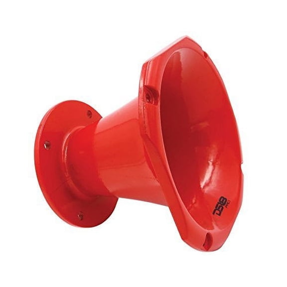DS18 PRO-HA100 Circular Universal Driver Horn Body Easy Twist On/Off Installation Red
