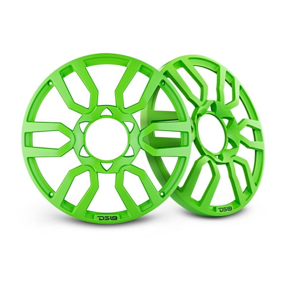 DS18 PRO Universal 10" Inch Plastic Speaker Grill Cover Green 2 Pack Pro-Grill10