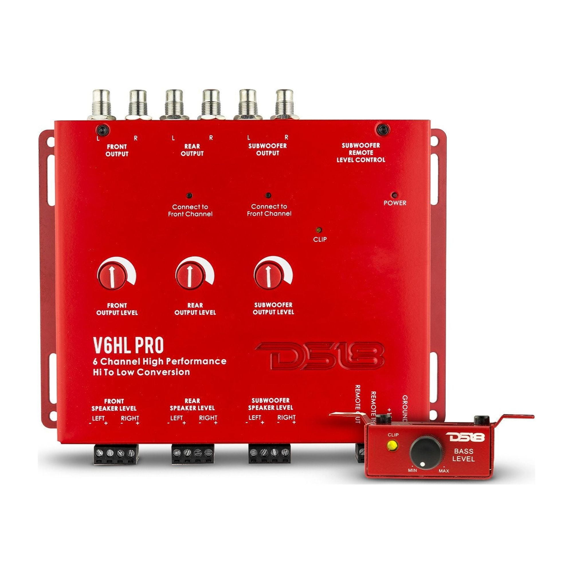 DS18 V6HLPRO Hi/Lo Converter 6Channel with 12 Volt Trigger Output