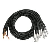 DS18B20 Temperature Sensor - Waterproof Digital Thermal Probe Temp Sensor - 1M Length - 10Pcs