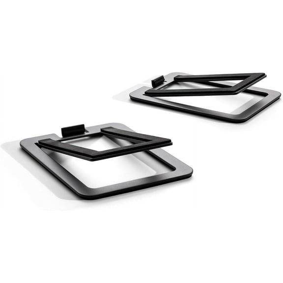 Audioengine DS1M Tilted Steel Speaker Stands Pair for PC, Gaming, and Studio Use