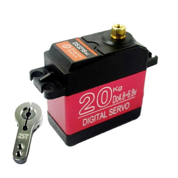 DS3218 RC Servo 20KG Metal Gear Digital Servo Aluminum Shell Baja Servo Usual Waterproof Version For Baja Cars