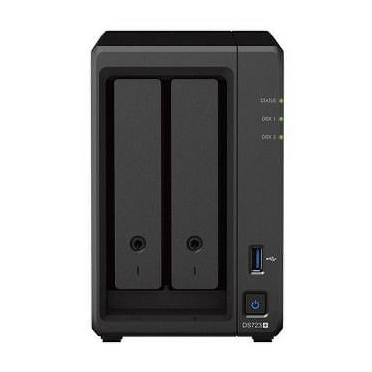 DS723- DiskStation NAS Network Storage Server in Black (2-Bay ...