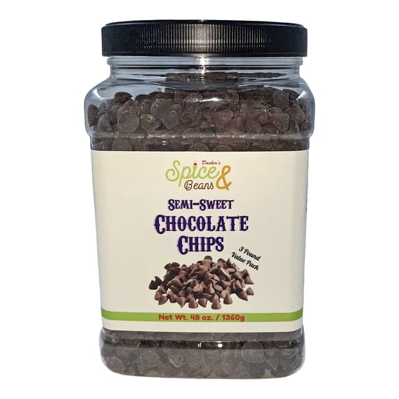 DSB Semi-Sweet 1M Chocolate Chips | Baking | 48 oz.