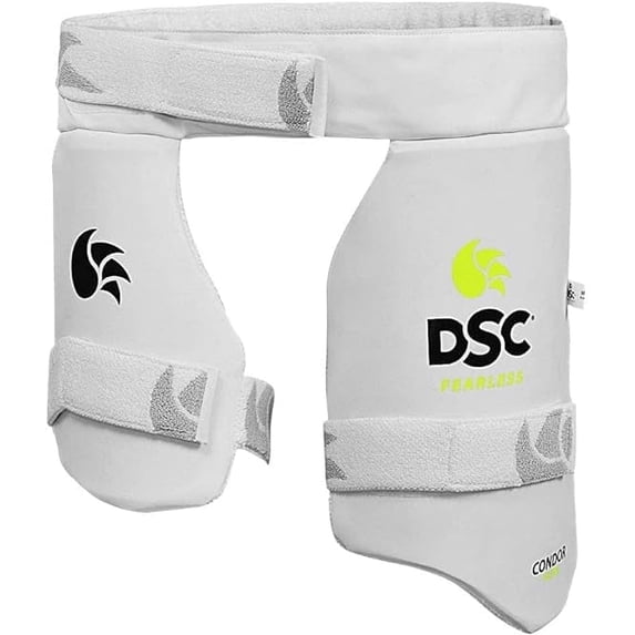DSC 1500410 Condor Flite Cricket Thigh Pad for Mens Right, White