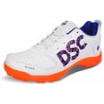 thumbnail image 1 of DSC Beamer Cricket Sport Shoes | Color: Fluro Orange-White | Size: 12US/11UK/45EU | For Men & Boys | Material: Polyvinyl Chloride | Breathable, Lightweight & Highly Durable | Long Lasting Performance, 1 of 5