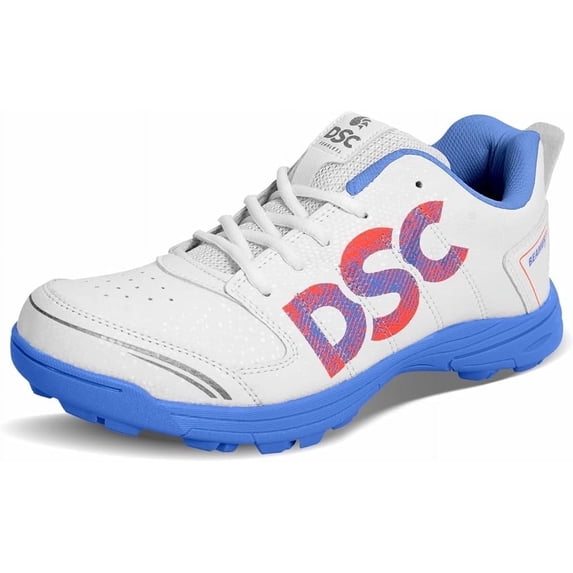 DSC Beamer X Cricket Sport Shoes | Color: Pastel Blue | Size: 8US/7UK/41EU | For Men & Boys | Material: Polyvinyl Chloride | Lightweight & Highly Durable | Long Lasting Performance