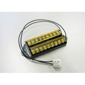 DSC-TB01, 8 Way Terminal Block Bus Bar,Splits 1 Input to 8 Out