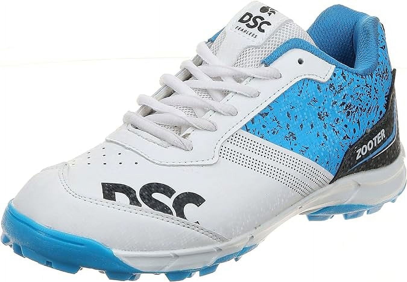 DSC Zooter Cricket Shoe for Men and Boy's Size 9 US WhiteBlue
