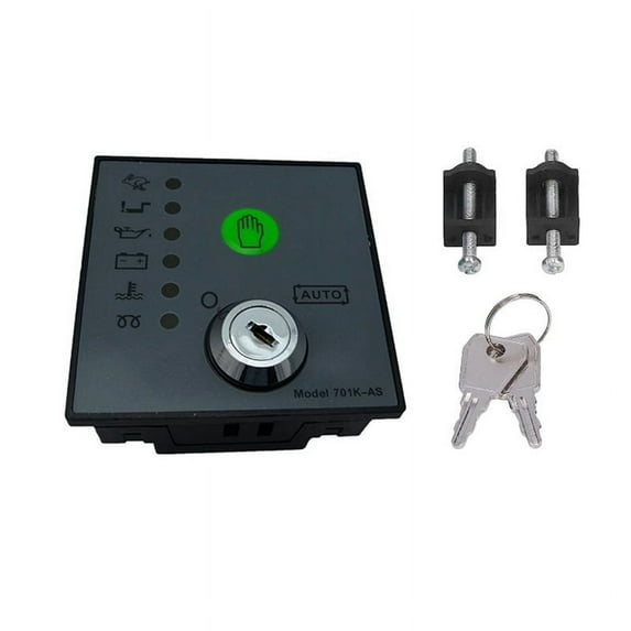 DSE701AS Generator Controller Automatic Start Module with Keys Generator Control Panel Self-Starting Accessories