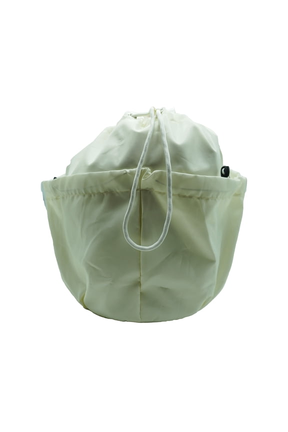 Daily Gym Tote Drawstring Closure Pristine Ivory