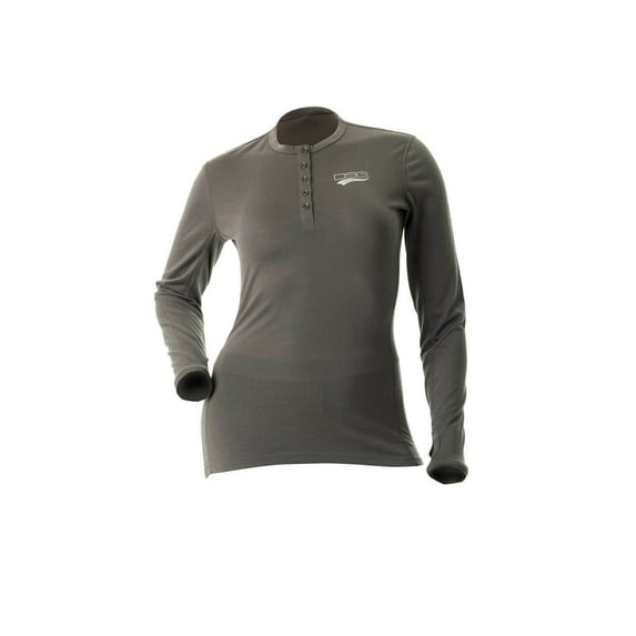 DSG OUTERWEAR MERINO WOOL BASE LAYER SHIRT - GREY