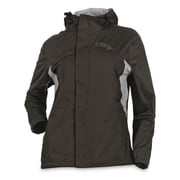 DSG Outerwear Womens Journey Rain Jacket Dark Charcoal 3XL