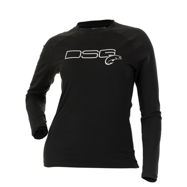 DSG Outerwear Solid Shirt - UPF 50+, Dark Charcoal, 3XL 