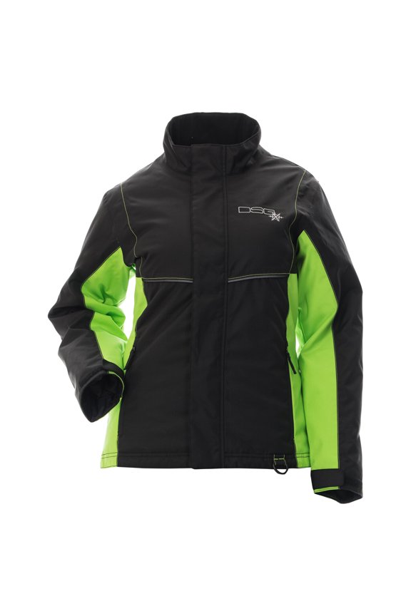 Trail Jacket, Black/Green Apple, 1XL