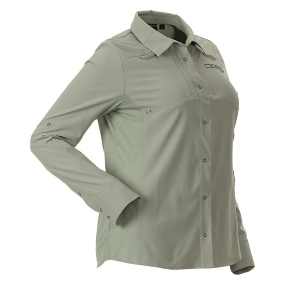 DSG Outerwear Victoria Snap-Up Shirt - UPF 50+, Lichen, 3XL