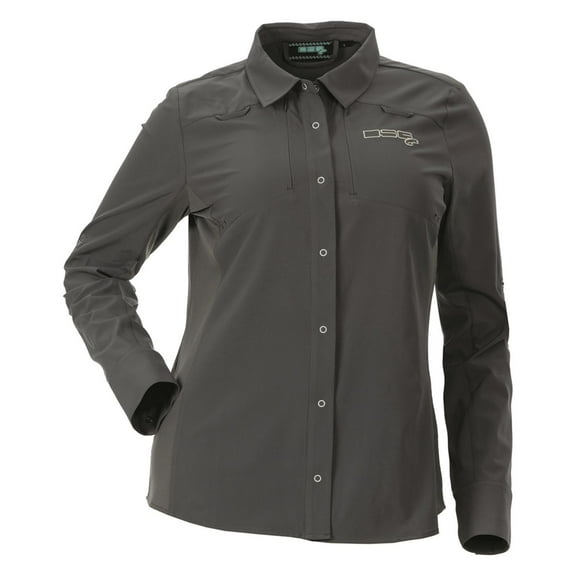 DSG Outerwear Victoria Snap-Up Shirt - UPF 50+, Slate, MD