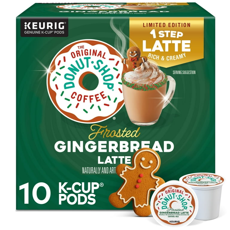 The Original Donut Shop, Frosted Gingerbread One Step Latte K-Cup