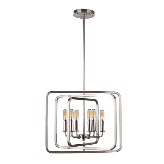 DSI Catherine 6-Light Chrome Pendant