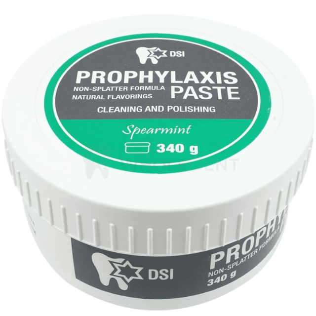 DSI Non-Splatter Dental Prophy Paste – Prophylaxis Teeth Polish Stain Remover, 340g