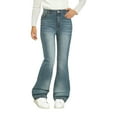 thumbnail image 1 of DSJLMQ Girls Jeans Flare High Waisted Stretch Baggy Jean Pants for Teens Bell Bottom Cute Casual Denim Pant with Pockets 7-16Y, 1 of 7