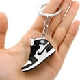 thumbnail image 1 of DSK GLOBAL Nike Jordan Mini Shoe Keychain  Sneaker Party Favors Pendant Keyring  Rubber Black & White, 1 of 7